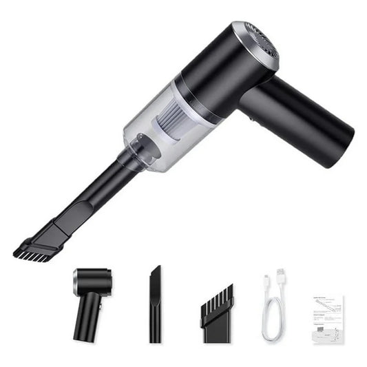Wireless Handheld Car Vacuum Cleaner Strong Suction, Car Vacuum Cordless Rechargeable, Portable Vacuum Cleaner Black